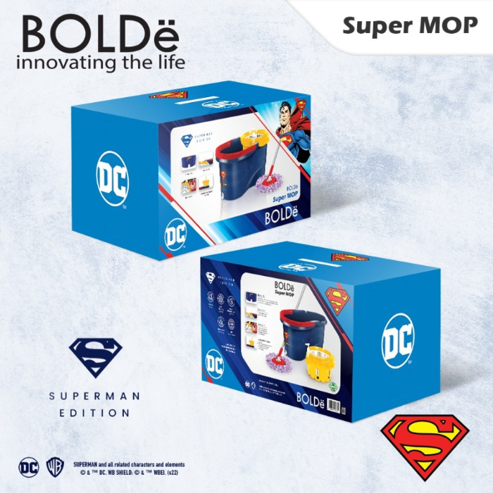 Bolde Super MOP Alat Pel Lantai Superman Edition